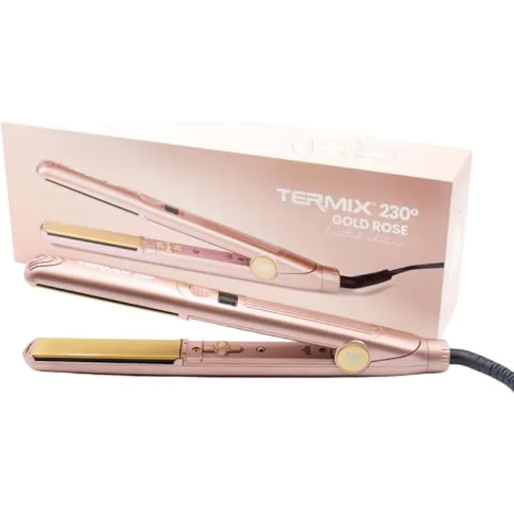 Termix Haarglätter 230° Keramik Gold Rose Edition Professional Friseur Haarglätter