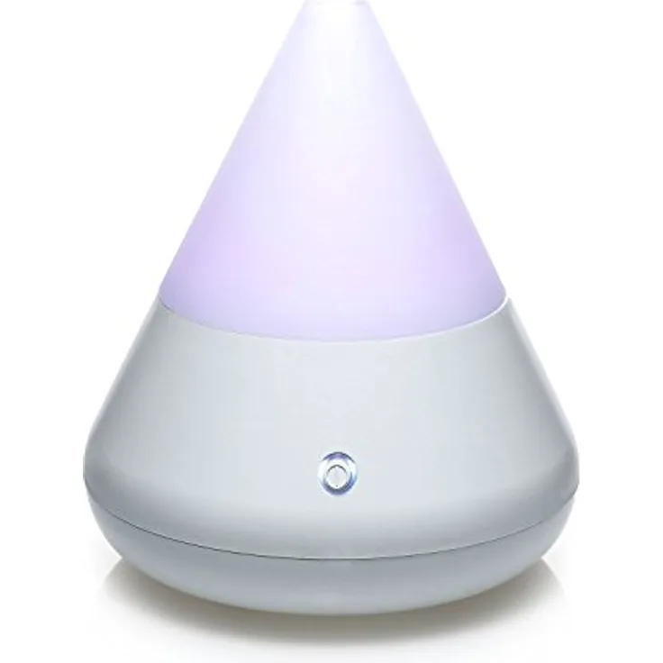pajoma Aroma Diffuser, Ultraschall Luftbefeuchter mit LED Farbwechsel, 18,5 cm hoch, Weiß