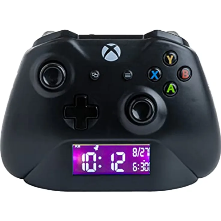 Paladone Xbox Black Controller Wecker, offiziell Lizenziertes Merchandise