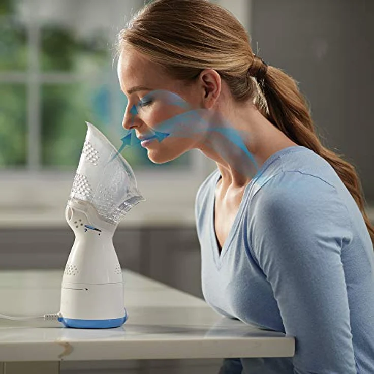 Vicks VH200E4 VICKS Inhalateur Electrique pour Sinus, 640 g - Inhalateur électrique avec arrêt automatique, vapeur ajustable et 2 appas à l'huile essentielle de menthe – Bild 2