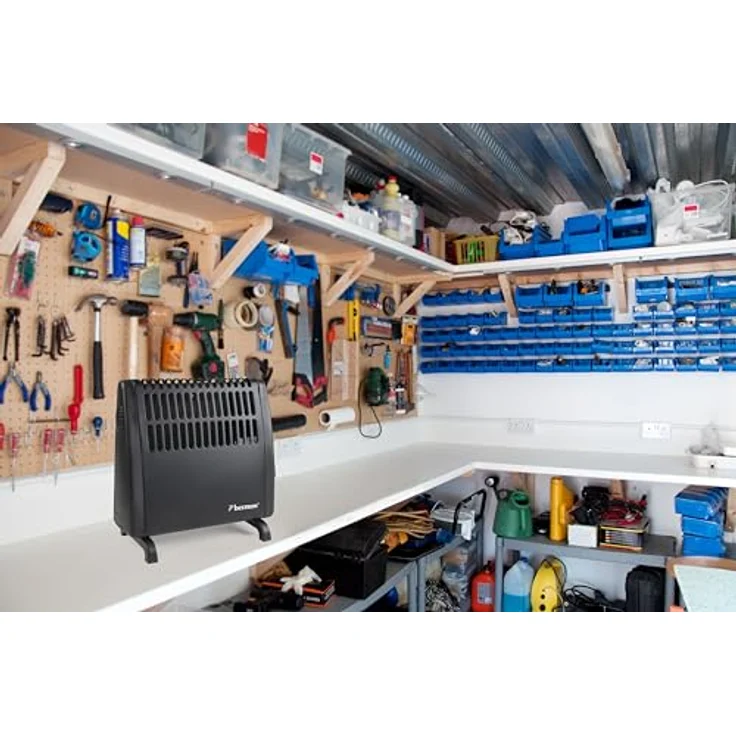 Bestron elektrischer Frostwächter, Frostschutzgerät mit variablen Thermostat und IP24 Schutzklasse, 400 Watt, Farbe: Schwarz – Bild 4