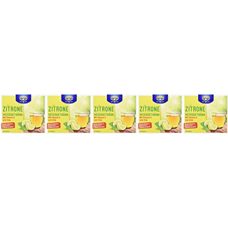 Krüger Heißgetränk Zitrone, fruchtiger Tee mit Vitamin C und Zink, 500g – Bild 6