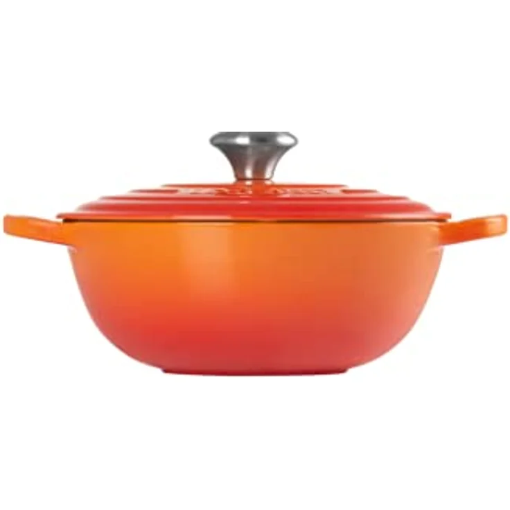Le Creuset Signature Bräter La Marmite, 24 cm, ofenrot – Bild 2