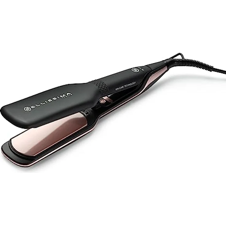Bellissima XL ION, Haarglätter, breites Glätteisen, Ionisator, konstante Hitze, Keramik- und Keratinbeschichtung, 5 Temperaturen von 150 bis 230°C, Schnellaufheizung, 1.8 m Kabel – Bild 3