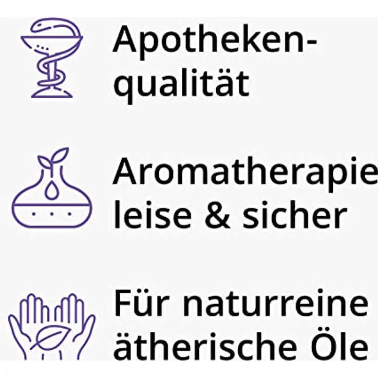 Casida Moderner Keramik Aroma Diffuser, 3-in-1: Ultraschall Diffusor, Luftbefeuchter & Nachtlicht mit LED Licht, 100 ml Wassertank (Weiß) – Bild 3