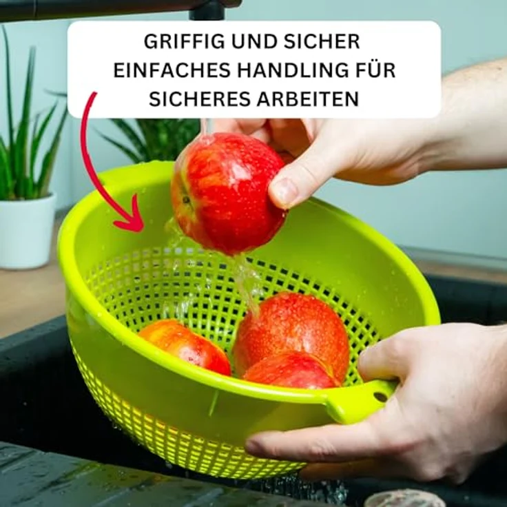 Westmark Salatseiher apfelgrün Ø 26 cm – Bild 5