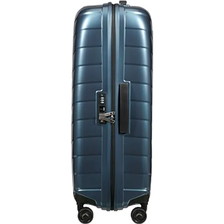 Samsonite Attrix - Spinner L, Koffer, 75 cm, 97 L, Blau (Stahlblau) - Robuster Koffer mit innovativem Roxkin Material – Bild 3