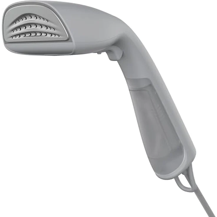 AEG Dampfbürste / Reisebügeleisen / 1400 W / kompakt / 100 ml Wassertank / 2,5 m Kabel / Grau – Bild 1