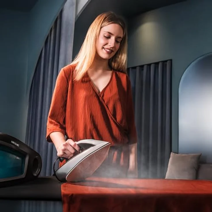 Cecotec Ironhero 3200, Dampfbügelstation mit 3200 W, 8 Bar Dampfdruck, Keramik-Bügelsohle, Abschaltautomatik, Schwarz – Bild 9