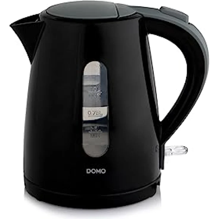 Domo DO9198WK Wasserkocher, kabellos, 1 l, 2200 W, Schwarz – Bild 1