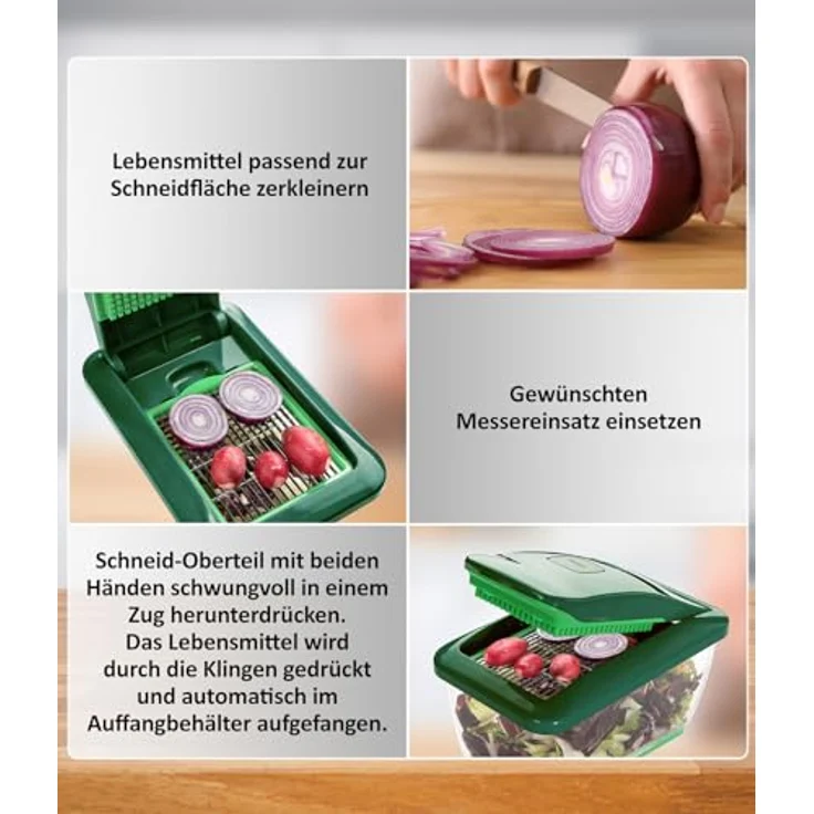 Nicer Dicer Chef S Set 7-tlg. Grün – Bild 6