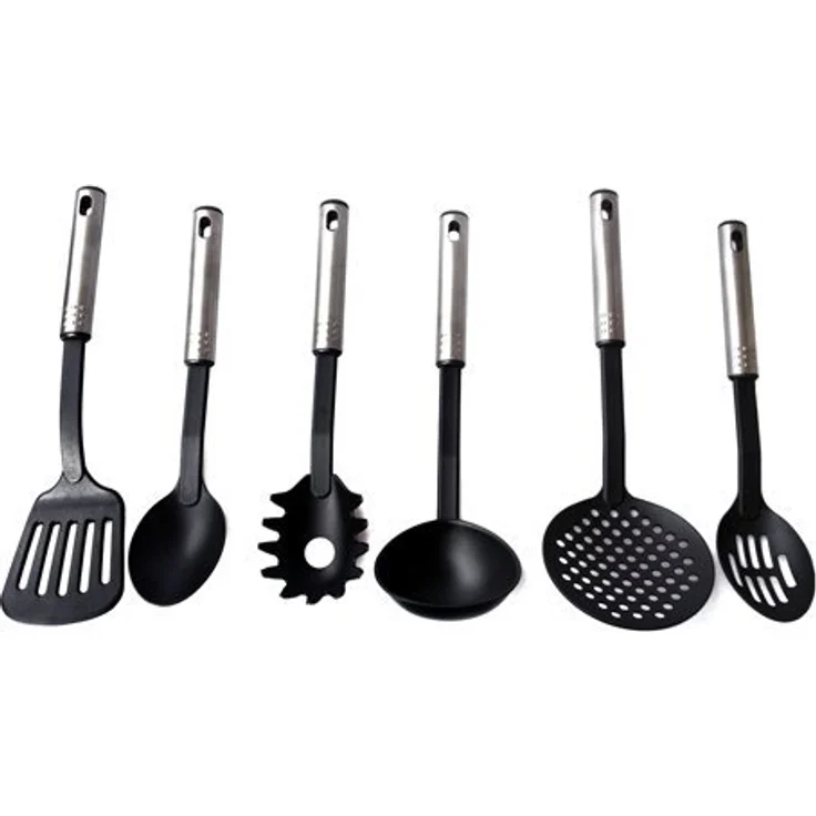 Krüger Aluguss-Set 17-teilig - antihaft-versiegeltes Topf- und Pfannenset mit Küchenhelfer - hohe Hitzebeständigkeit und langanhaltende Wärmespeicherung (Schwarz) – Bild 3