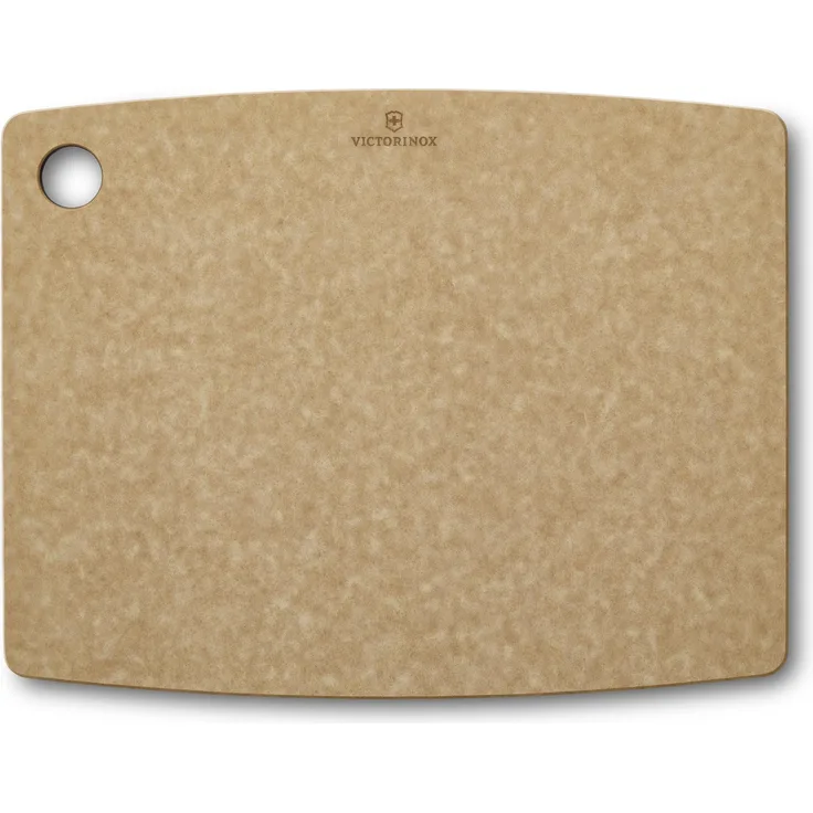 Victorinox Schneidebrett Kitchen Saftrille, 36.8 cm x 28.5 cm, Beige