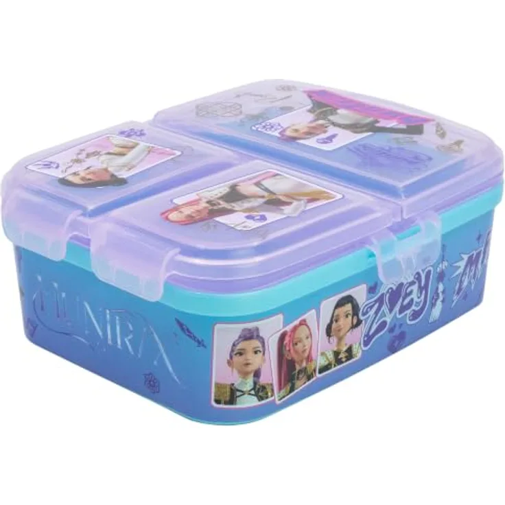 K-Pop Demon Hunters Lunchbox Multiple XL, auslaufsichere Brotdose mit KPop Demon Hunters Motiv, 1944 ml