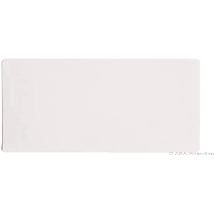 Tischset Lederoptik Weiss 46 x 33 cm