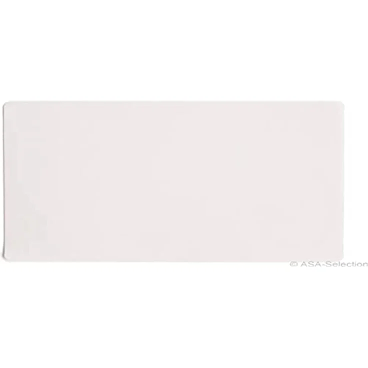 Tischset Lederoptik Weiss 46 x 33 cm
