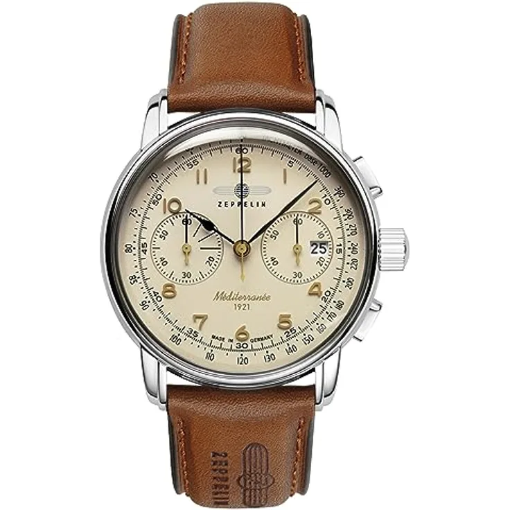 Zeppelin Herren-Chronograph 100 Jahre Méditerranée 9670-5