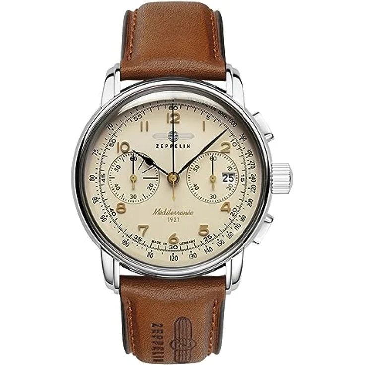 Zeppelin Herren-Chronograph 100 Jahre Méditerranée 9670-5 – Bild 1