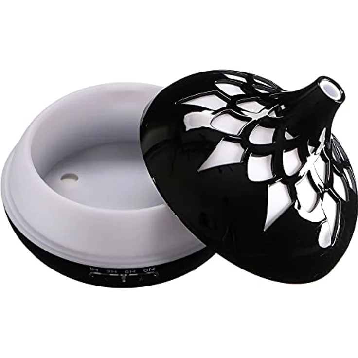 Sixtol Aroma Diffusor Palm schwarz glänzend 500ml, elektrischer Luftbefeuchter – Bild 4