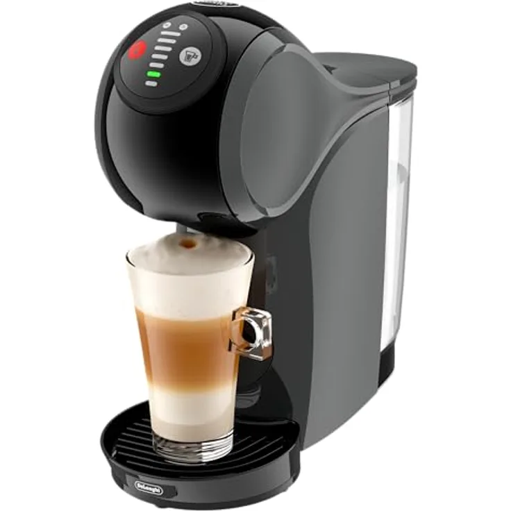DeLonghi NESCAFE DOLCE GUSTO GENIO S EDG226.A, Kaffeekapselmaschine in Anthrazit mit XL-Funktion für große Tassen und benutzerfreundlicher Bedienung
