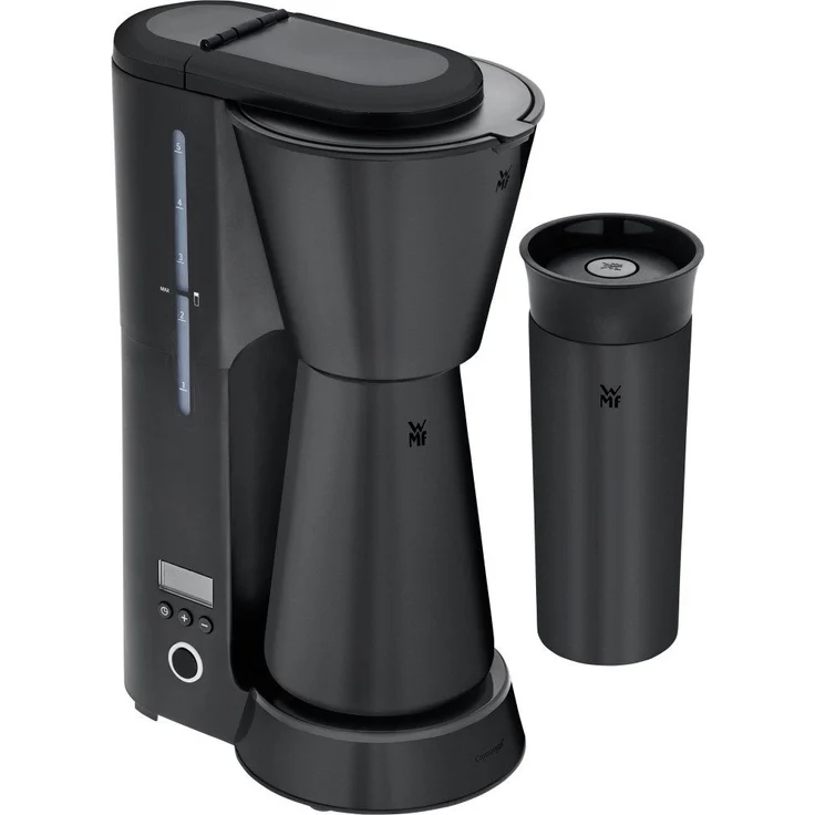 WMF Filterkaffeemaschine KÜCHENminis Aroma Deep Black, Thermoskanne, Timer, Entkalkungsprogramm – Bild 1