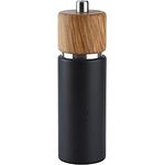 Zassenhaus Salzmühle Hannover aus Olivenholz und Gusseisen in der Farbe Natur-Schwarz, Höhe: 18cm, 023701