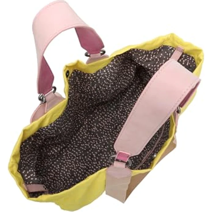 Fritzi aus Preußen Izzy Canvas Shopper 45 cm, Gelb - Einkaufstasche mit geräumigem Innenraum und praktischem Sonnenbrillenetui – Bild 3