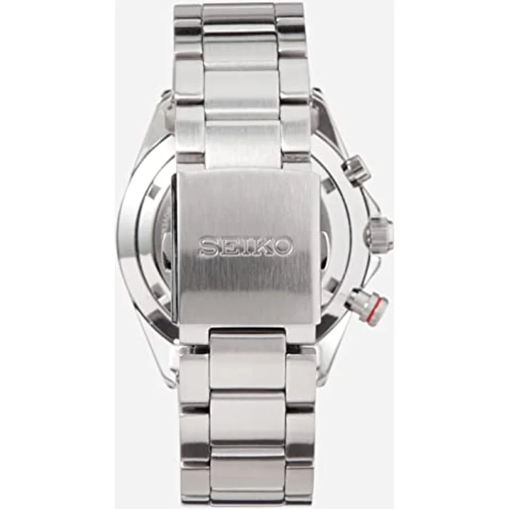 Seiko Herren Chronograph Quarz Armbanduhr aus Edelstahl mit Edelstahl Band - SSB407P1 – Bild 4