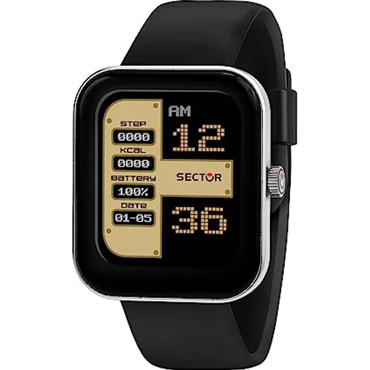 Sector No Limits S-03 Wr 3Atm Smartwatch Mann, Digital - R3251294001