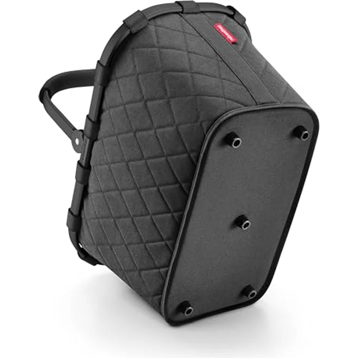 reisenthel carrybag frame rhombus black – Stabiler Einkaufskorb mit 22 l Volumen, praktischer Innentasche und wasserabweisendem Design – Bild 4