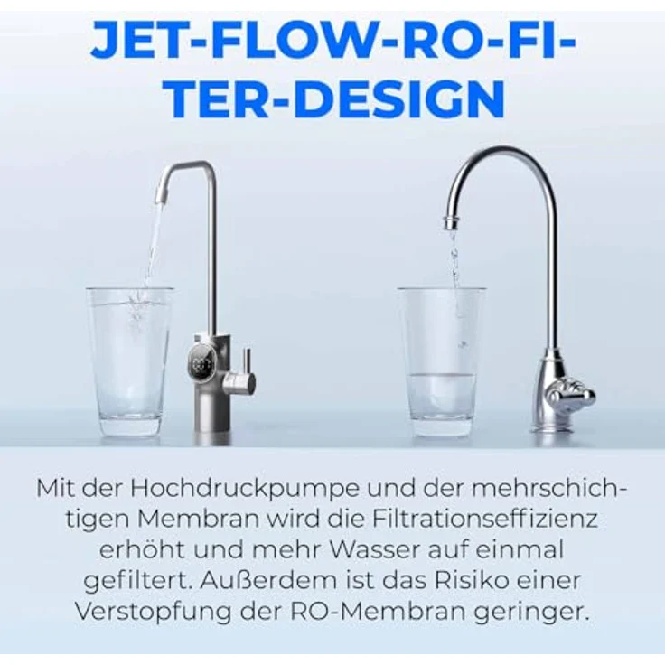 BEM Orion Ultra Slim Tankloser Wasserfilter mit Intelligentem Wasserhahn und 5-Stufigem Filtersystem in Schwarz-Silber – Bild 6