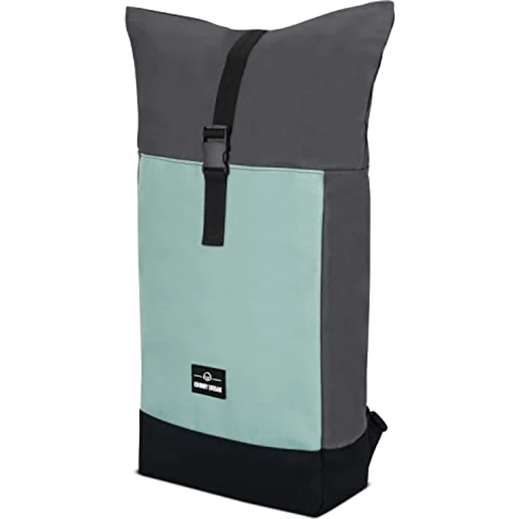 Johnny Urban Cityrucksack RYAN, Rolltop Damen Herren, Laptopfach, Reiserucksack, Wasserabweisend, Mehrfarbig – Bild 3
