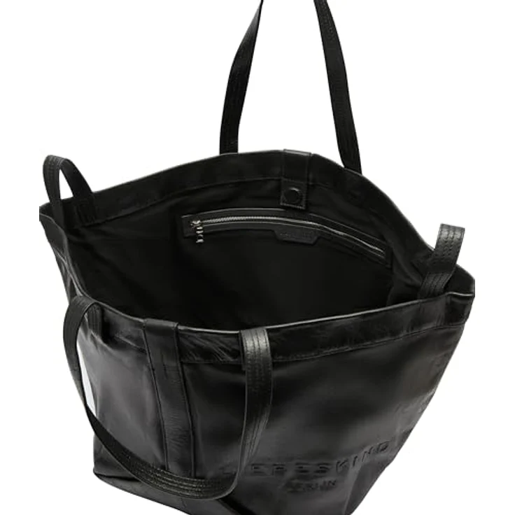 Liebeskind Berlin Shopper Elvira 2144218, Einkaufstasche aus Lammleder, schwarz – Bild 3