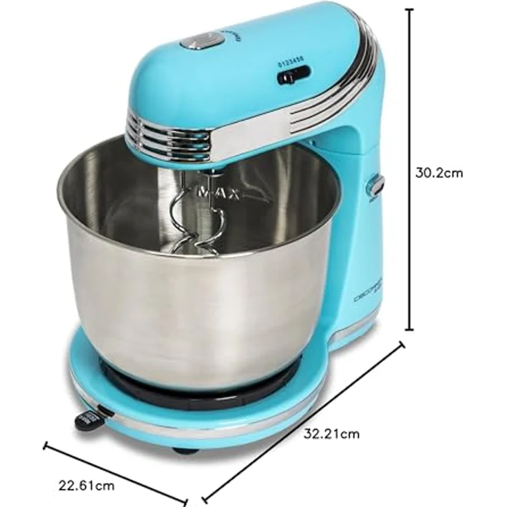 Cecotec cecomixer Easy .Handmixer mit Bewegung Orbital. Schale aus Edelstahl, 3 Liter, 5 Funktionen und 6 Geschwindigkeiten. – Bild 9