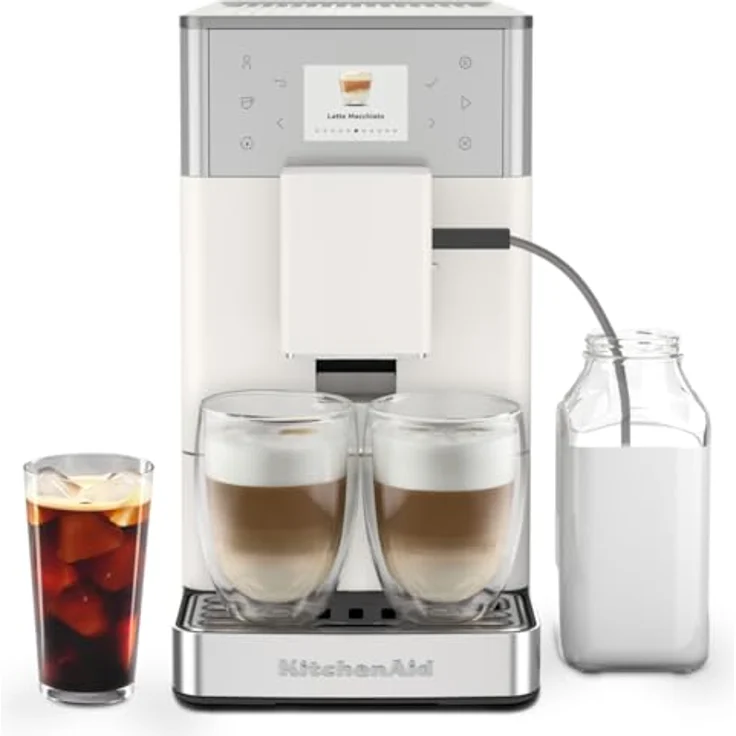 KitchenAid Kaffeevollautomat 5KES8453EPL, QuietGrind-System für leise Zubereitung, Iced Coffee-Funktion – Bild 1