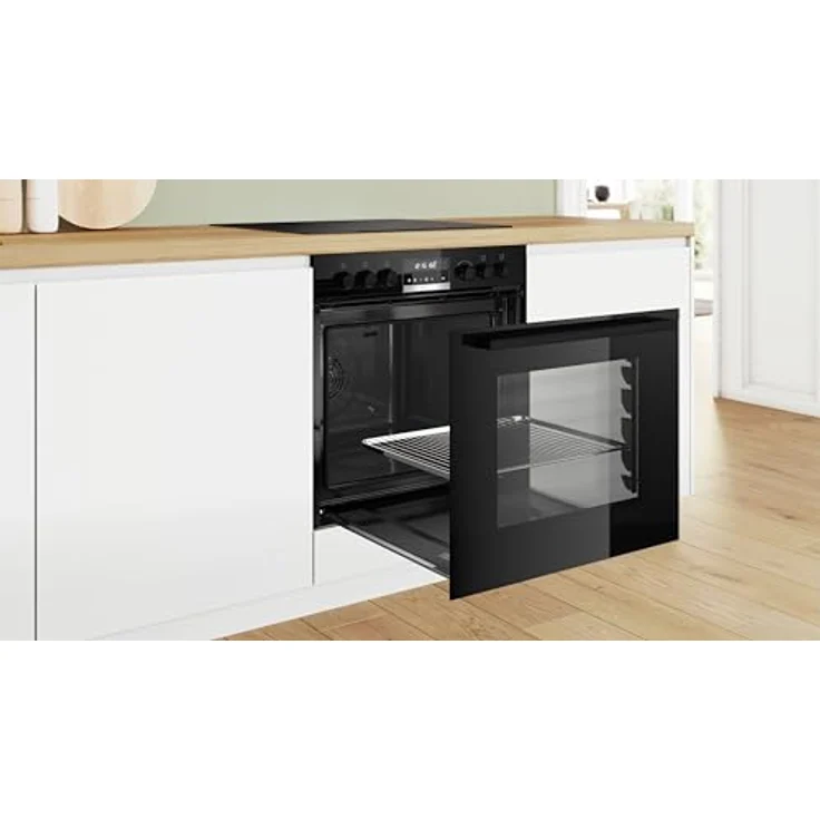 Bosch HND675LS67, Einbau-Herdset mit Pyrolyse-Selbstreinigung, 3D-Heißluft und LCD-Display, anthrazit – Bild 9