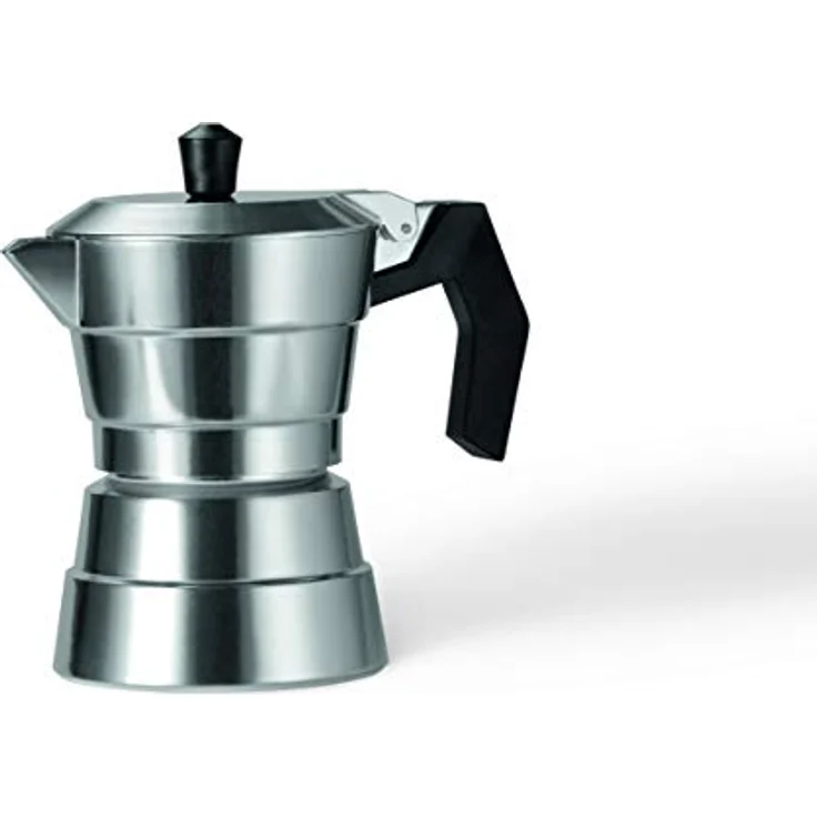 Alluflon Buongiorno Kaffeemaschine, 6 Tassen, Aluminium – Bild 2