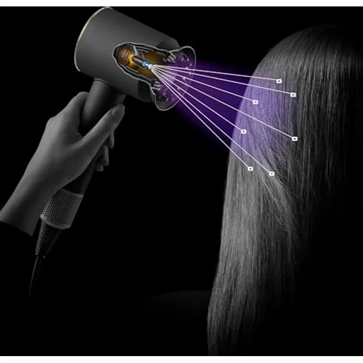 Dyson Supersonic Nural™ Haartrockner, intelligenter Haartrockner mit automatischer Temperaturregelung und fünf intelligenten Aufsätzen – Bild 4