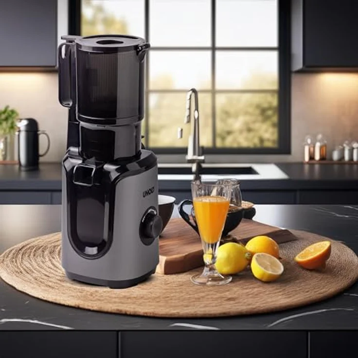 Unold 78275 Slow Juicer Sam, Entsafter mit 300W Motor, 110 mm Einfüllöffnung, Leicht zu Reinigen – Bild 2