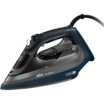 Braun TexStyle 9 SI9682 DB Dampfbügeleisen mit FreeGlide 3D Technologie, Vertikaldampf, Anti-Tropf-Funktion, Selbstreinigungsfunktion, 330 ml Einfüllöffnung, 260 g/min, 3200W, Dunkelblau