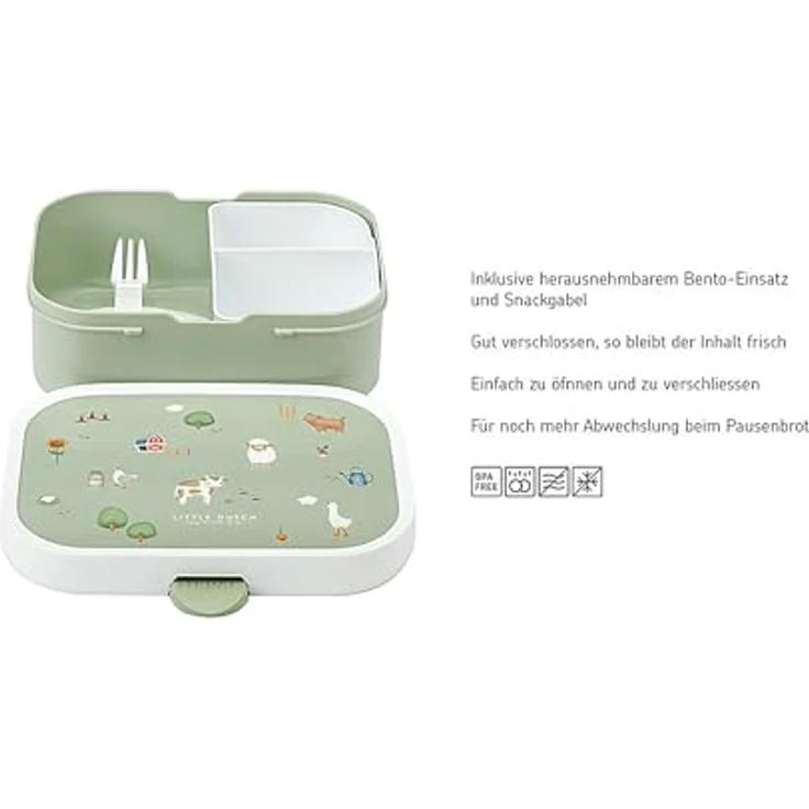Mepal Lunchbox Campus Brotdose 700 ml, Acrylnitril-Butadien-Styrol (ABS), Spülmaschinengeeignet – Bild 2