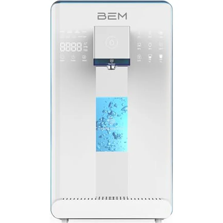 BEM LINA Wasserfilter Wasserstoff-Ionisator mit Wassertank Wasserspender Umkehrosmose Hydrogen Elektrolyse Tischausführung – Bild 1