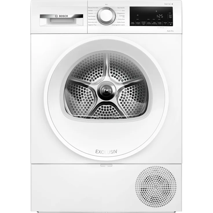 Bosch Exclusiv WQA233C91 Wärmepumpentrockner, 8 kg mit Auto Dry Sensor