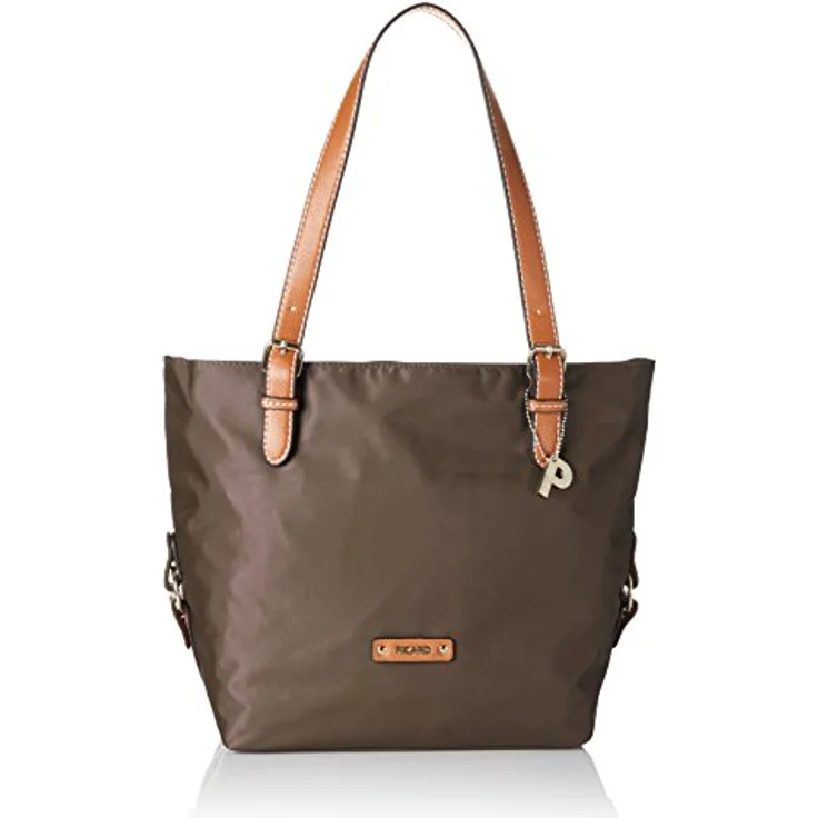 Picard Sonja Shopper, Robuste Einkaufstasche aus Nylon in Braun, 16 L Volumen, Reißverschlussverschluss – Bild 1