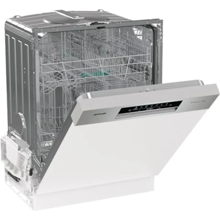 Gorenje GI642E90, teilintegrierbarer Geschirrspüler mit Edelstahlblende, 13 Maßgedecken, Eco-Programm und TouchControl Steuerung – Bild 4
