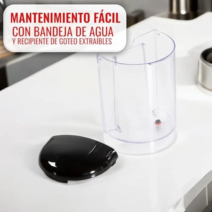 Sogo Human Technology Aromatti Kaffeekapselmaschine, 0,6 l Wassertank, weiß-rot-schwarz – Bild 6