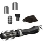 Rowenta Warmluftbürste UB9530 Brush Activ Rotierende Warmluftbürste, Keramikbeschichtung, Ionenfunktion, Naturborsten, Rot