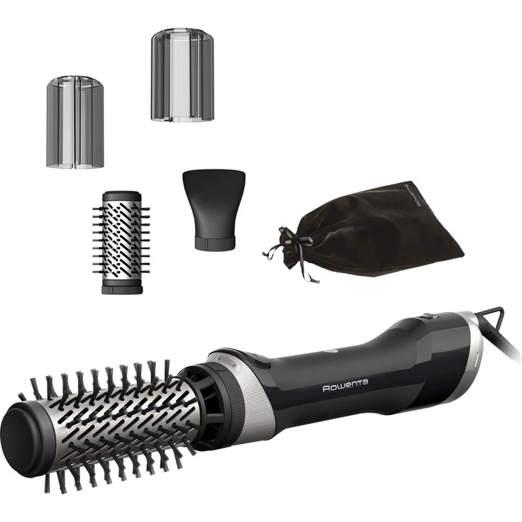 Rowenta Warmluftbürste UB9530 Brush Activ Rotierende Warmluftbürste, Keramikbeschichtung, Ionenfunktion, Naturborsten, Rot – Bild 1