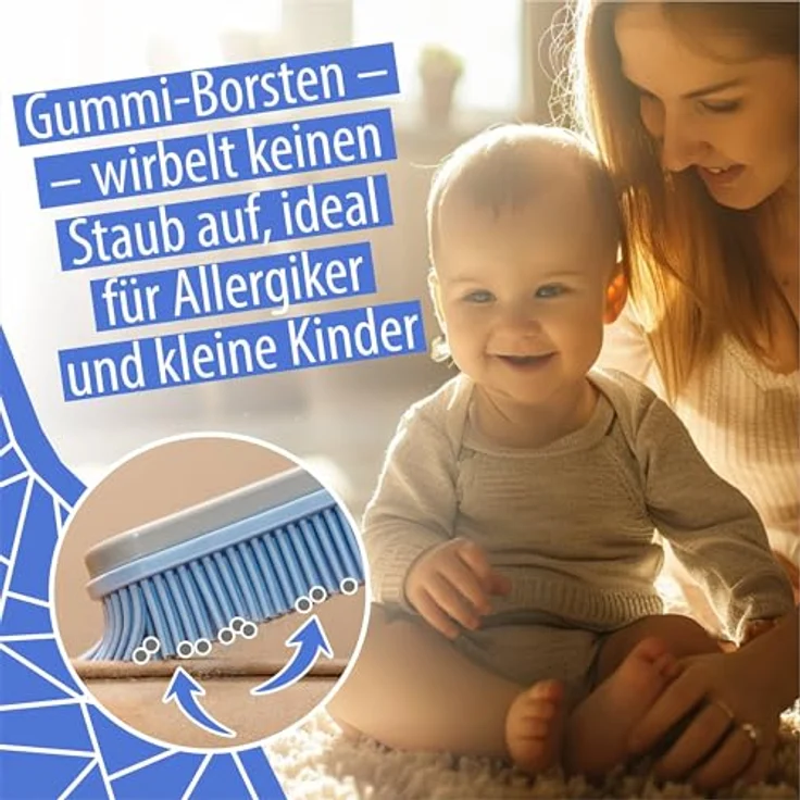 Camptropia Kehrmaschine, Kehrschaufel, Bürste, Kutterschaufel grau – Bild 10