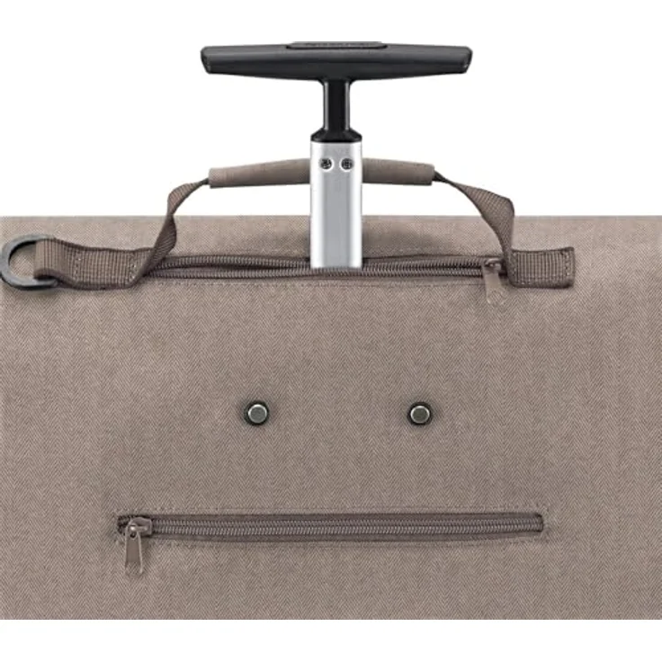reisenthel Trolley M Herringbone Mokka, Koffer mit 43 l Volumen, wasserabweisend, leicht transportierbar – Bild 3